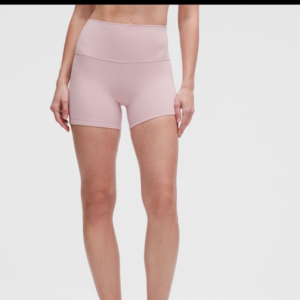 lululemon athletica Women's Pink Haze High Rise 4” Shorts